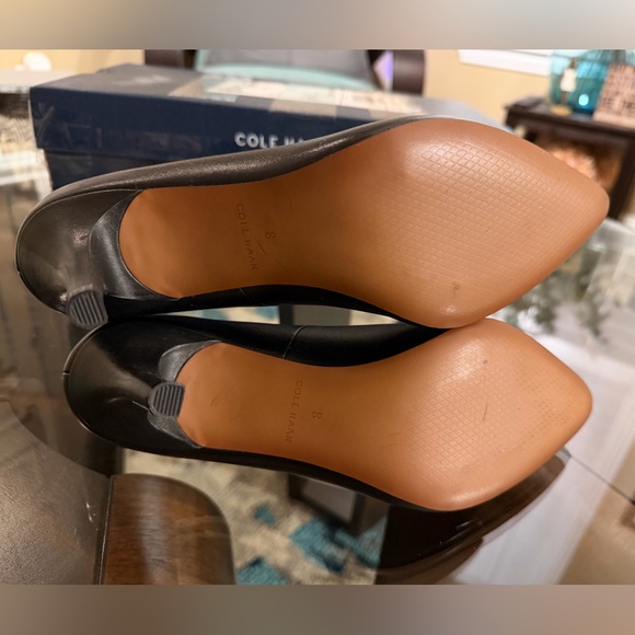 New Cole Haan Low Comfy Black‎ Heels Size 8 - Picture 14 of 15